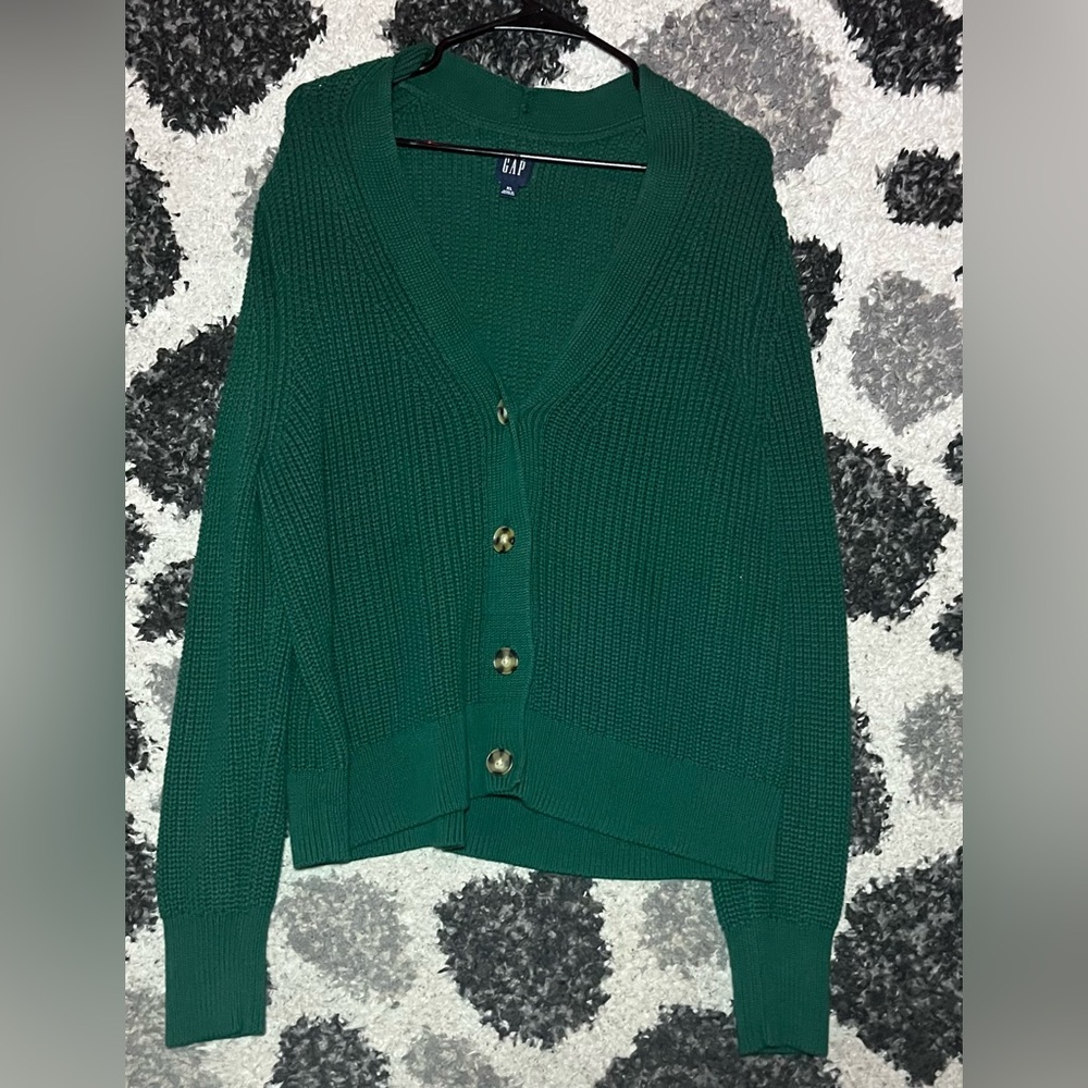 Green Gap Cardigan XL